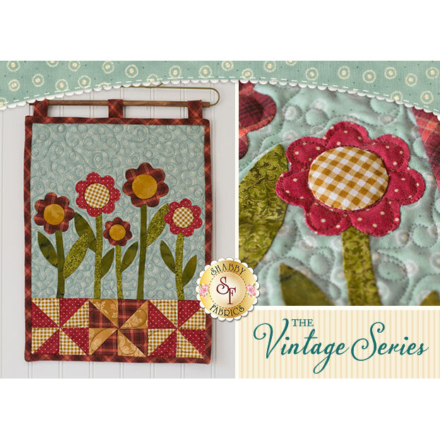 Vintage Series Wall Hanging - August - Pattern