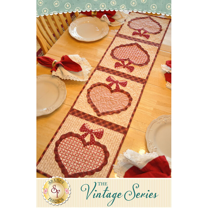Vintage Series Table Runner - February - Pattern