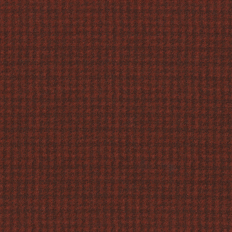 brick red houndstooth flannel fabric