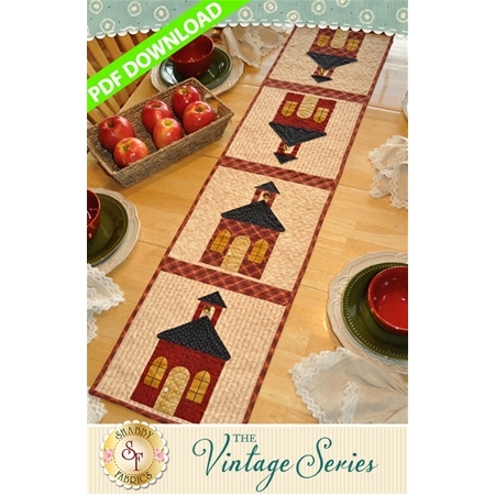 Vintage Series Table Runner - September - PDF Download
