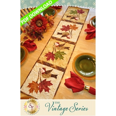 Vintage Series Table Runner - November - PDF Download