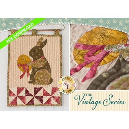 Vintage Series Wall Hanging - April - PDF Download
