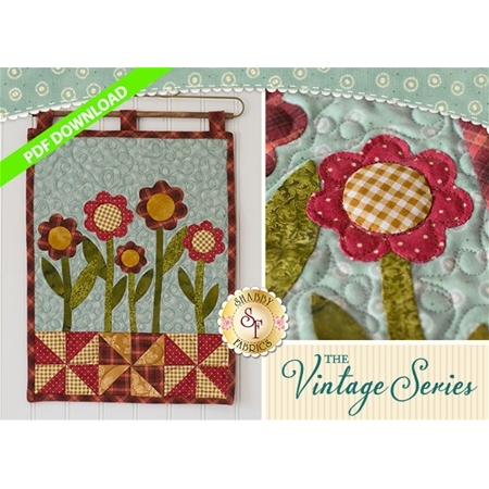 Vintage Series Wall Hanging - August - PDF Download