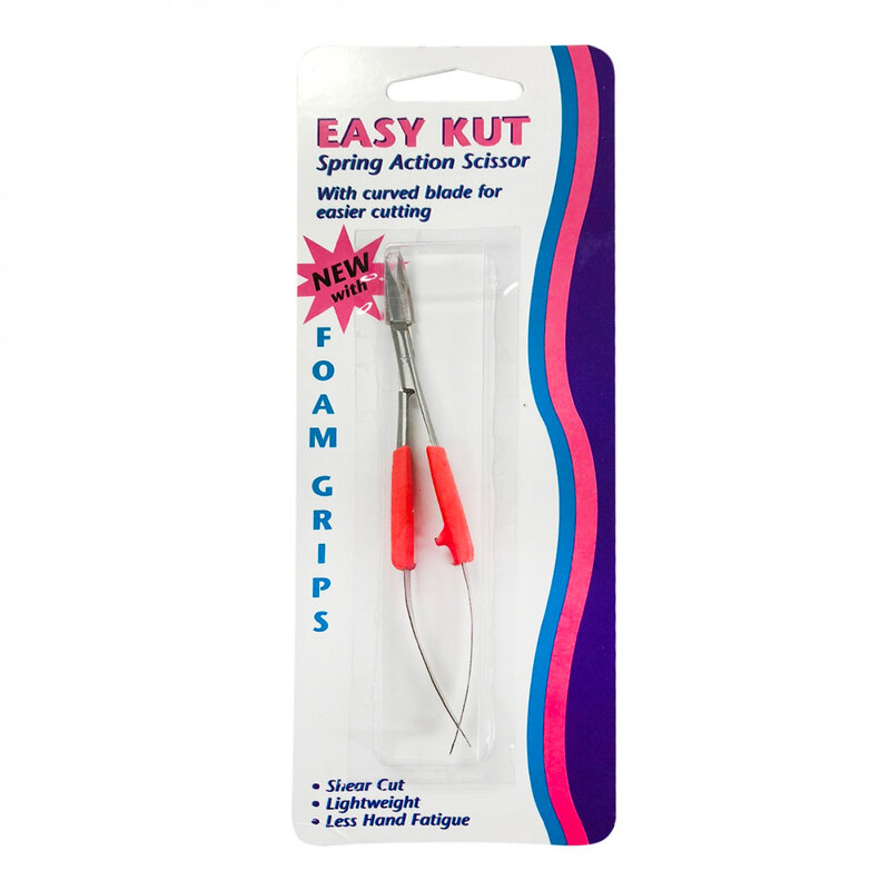 Easy Kut Spring Action Scissors - Pink