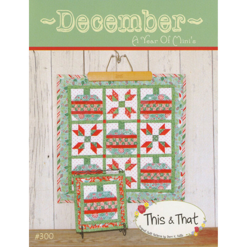 The front of the A Year Of Mini's Pattern - December by This & That