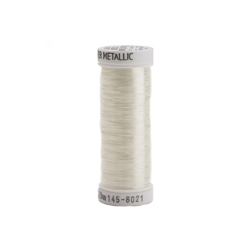 Sulky Sliver Metallic #8021 Clear White 40wt 250 yd Thread