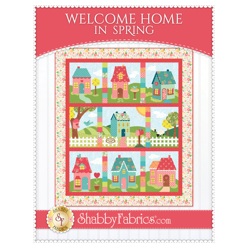 A front cover for the Welcome Home in Spring Pattern.