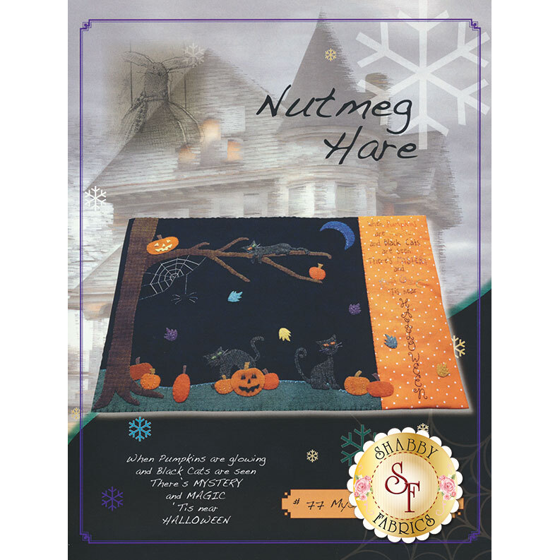 The Mystery and Magic Pattern front cover showing the finished Halloween project.