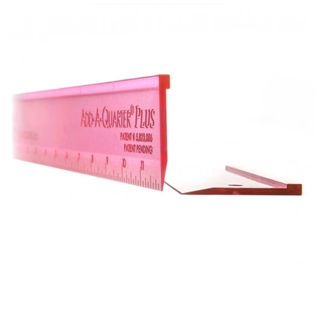 Add-A-Quarter Ruler 6 Plus - Pink