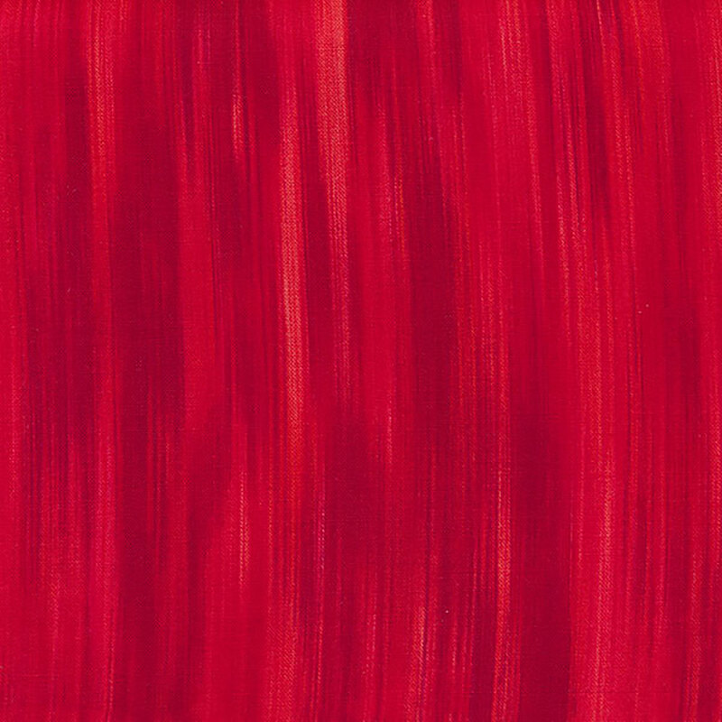 Tonal red fabric features decorative stripes design | Shabby Fabrics
