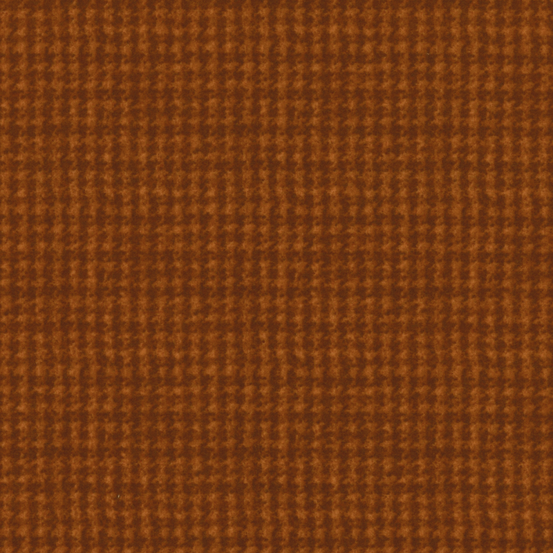 rich orange houndstooth flannel fabric