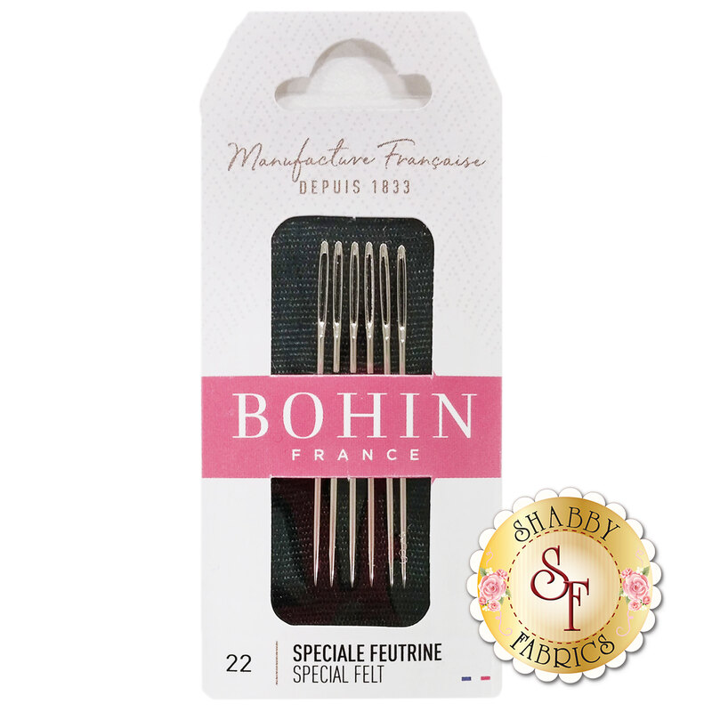 Bohin Special Felt Needles - Size 22 6ct