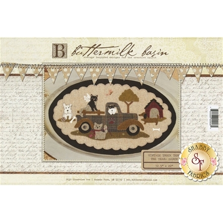 Vintage Truck Thru The Year - March Pattern