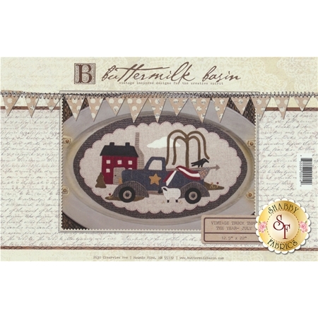 Vintage Truck Thru The Year - July Pattern