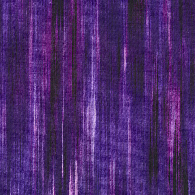 Tonal bright purple fabric features decorative stripes design | Shabby Fabrics