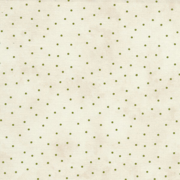 Fabric features blue scattered pin dots on mottled cream | Shabby Fabrics