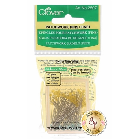 Clover Patchwork Pins (Extra Fine) - 100ct Size 30 - 1½"