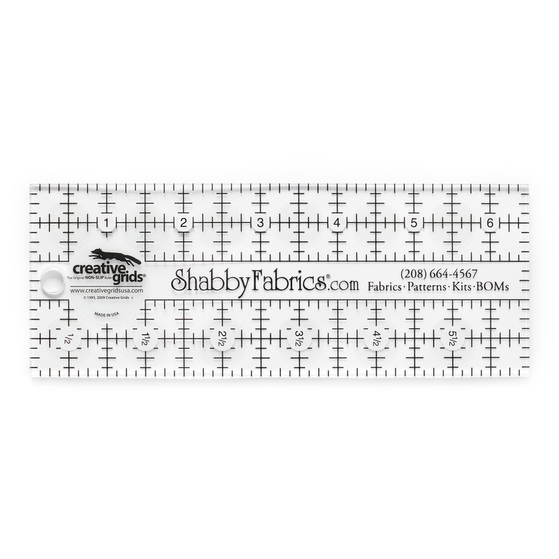 Shabby Fabrics Rectangle Ruler 2½