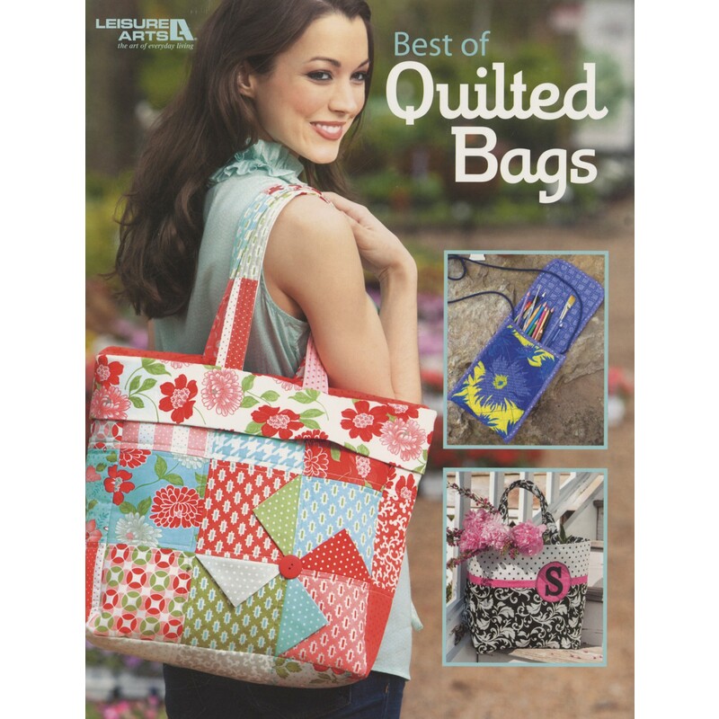 Front of Best of Quilted Bags book
