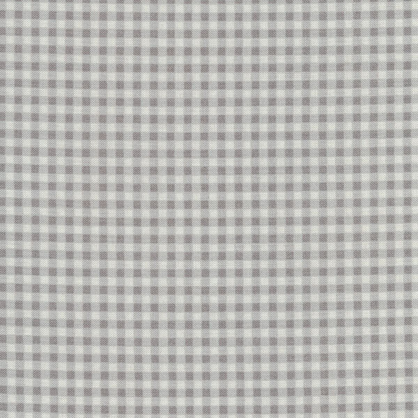 Fabric features gray gingham design | Shabby Fabrics