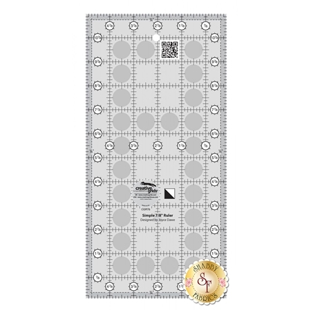 Creative Grids Simple 7/8 Triangle Maker Quilt Ruler #CGR78