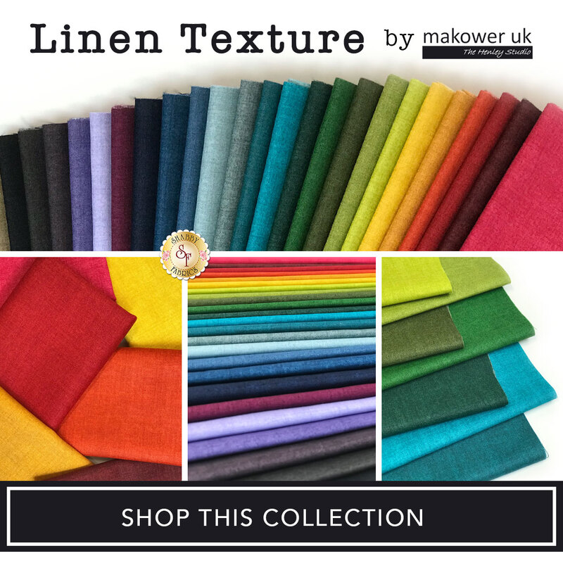 Tela Linen Texture Verde Lima - Makower