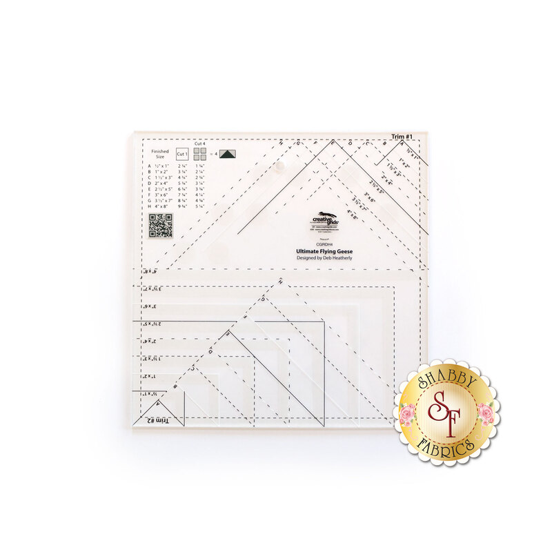 Creative Grids Ultimate Flying Geese Template and Quilt Ruler