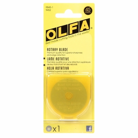 Olfa 45mm Rotary Blades - 1 count