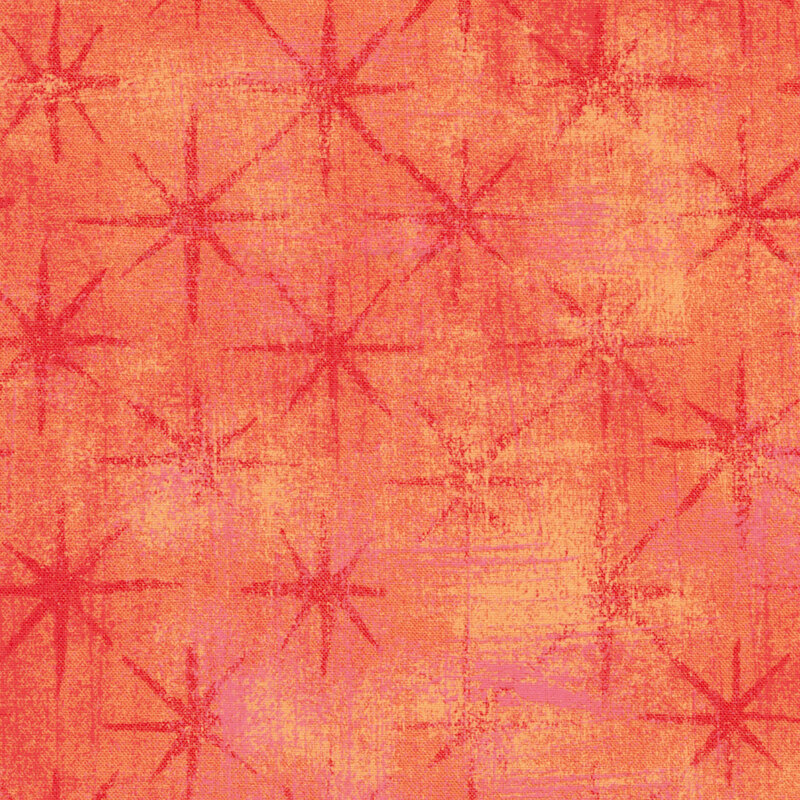Grunge Seeing Stars 30148-23 Papaya Punch by BasicGrey for Moda Fabrics