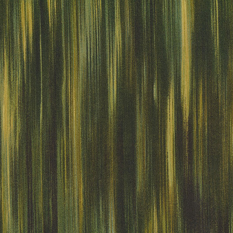 Tonal forest green fabric features decorative stripes design | Shabby Fabrics