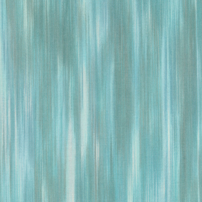 Tonal soft teal brown fabric features decorative stripes design | Shabby Fabrics