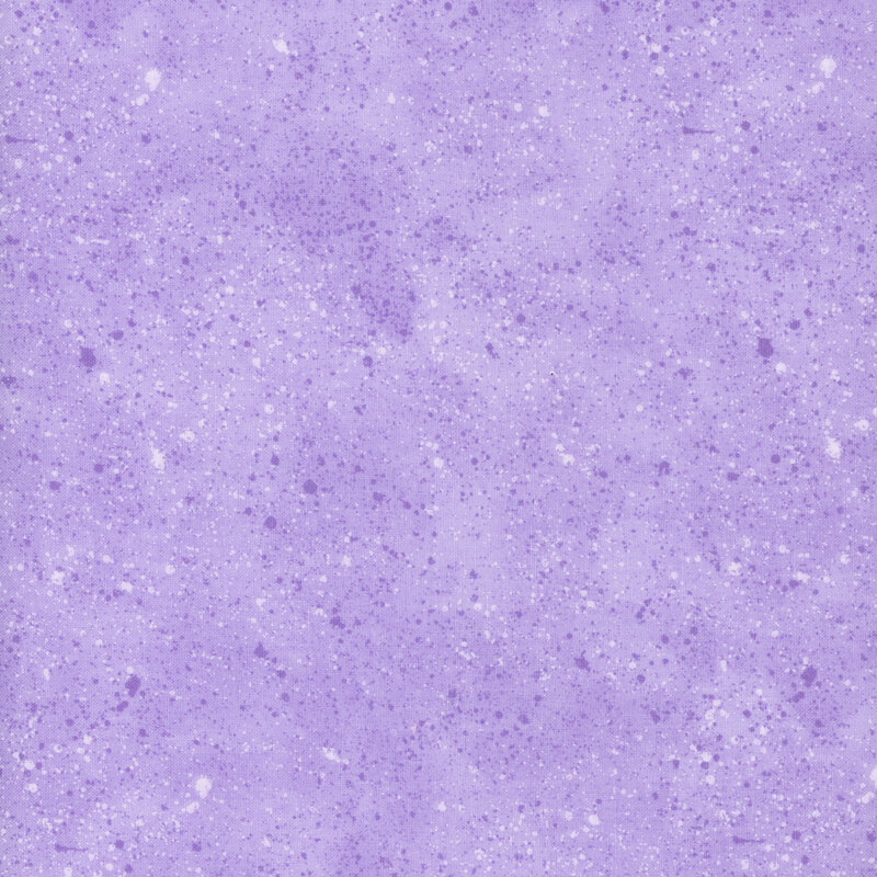 purple fabric speckled with light and dark purple spots