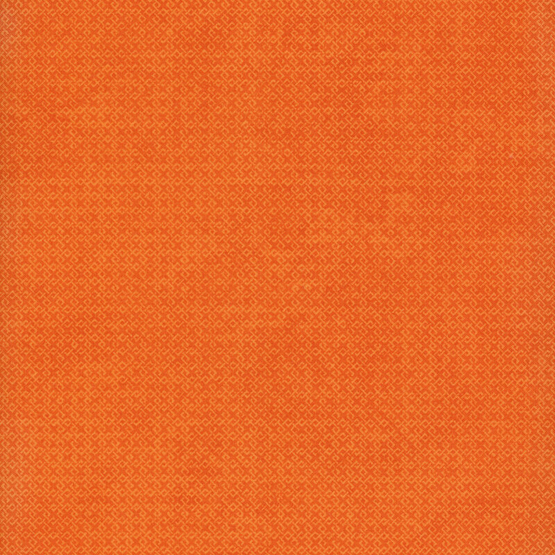 orange fabric featuring a criss crossing textured design