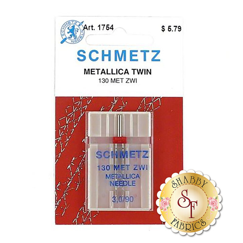 Schmetz Metallic Twin Machine Needle - Size 3.0/90