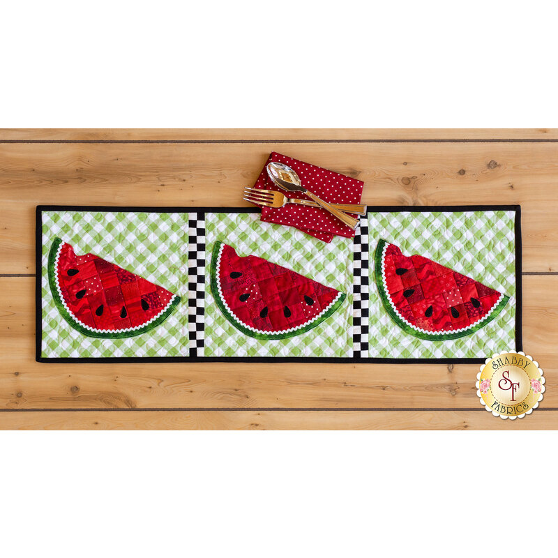 Patchwork Accent Runner - Watermelons - July - Kit