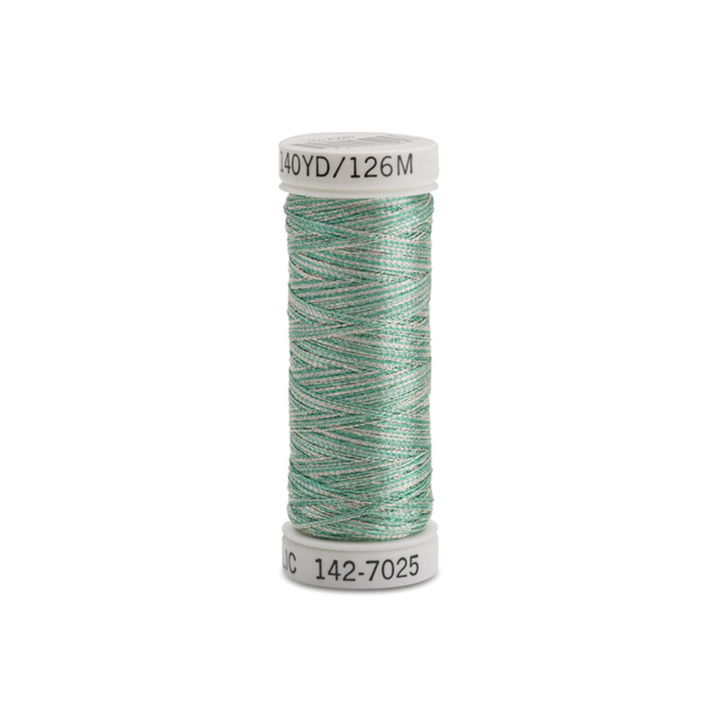 Sulky Original Metallic #7025 Silver/Icy Blue 140 yd Thread