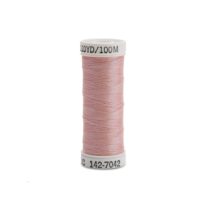 Sulky Original Metallic #7042 Rainbow Prism Peach 110 yd Thread
