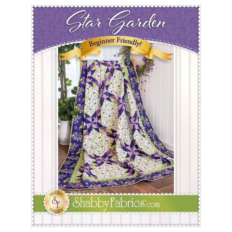 The front of the Star Garden Pattern by Shabby Fabrics