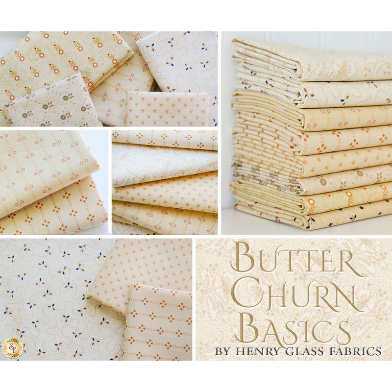 Butter Churn Basics 10X10 Squares - Henry Glass Fabrics