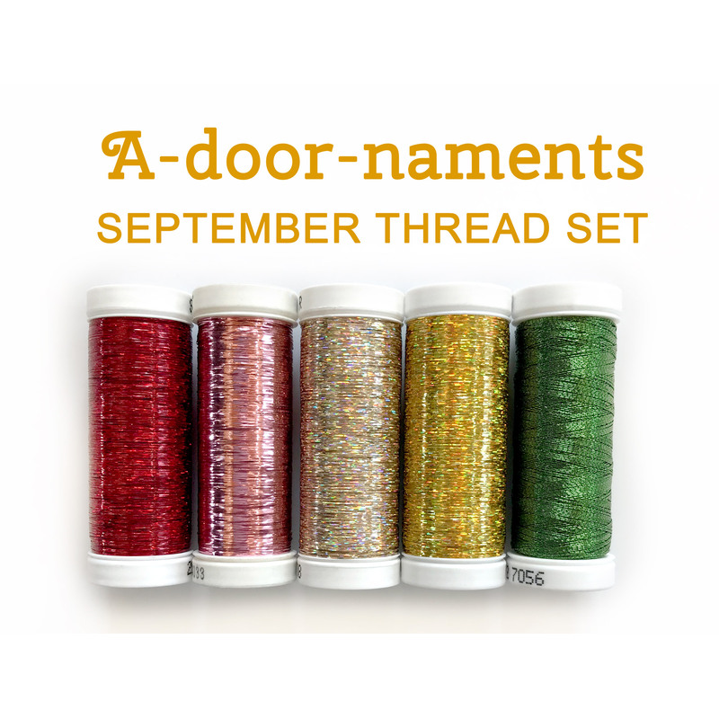 A-door-naments Apples (September) Thread Set - 5 pc from Sulky