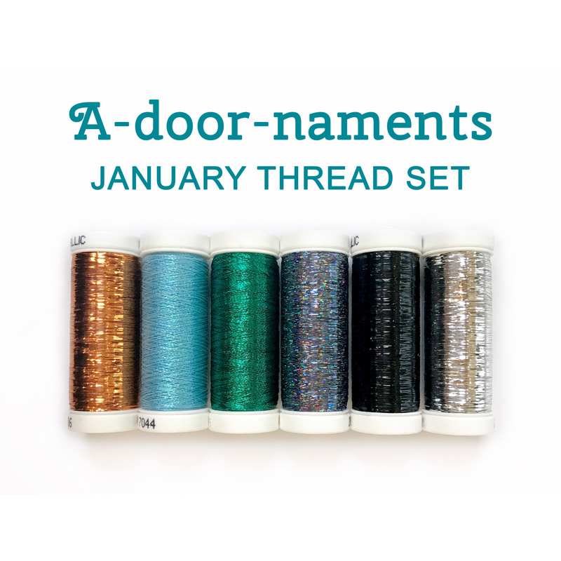 A-door-naments Santa (December) Thread Set - 7 pc from Sulky