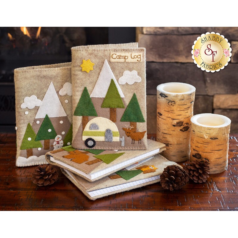 Camp Journal Notebook Jacket Cover Kit - In Wool Felt