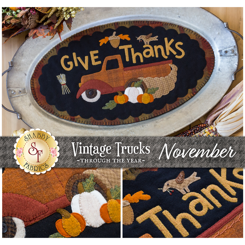 Vintage Trucks - November - Wool Kit
