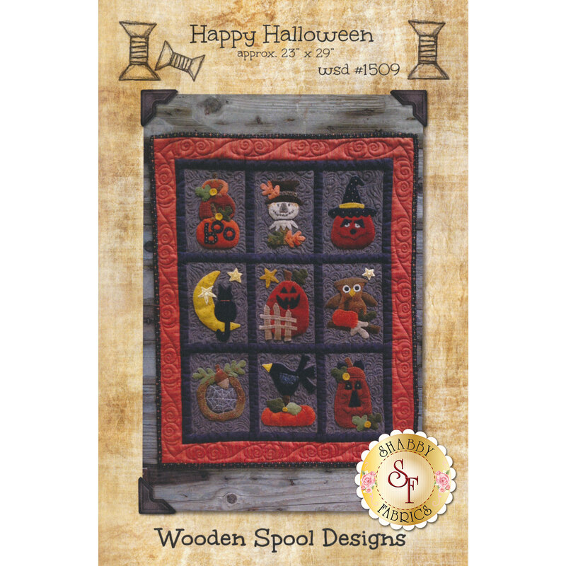 Happy Halloween Pattern by Wooden Spool Designs