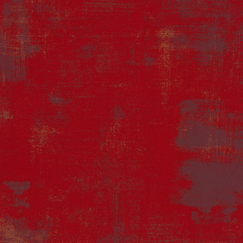 A distressed red textured fabric | Shabby Fabrics