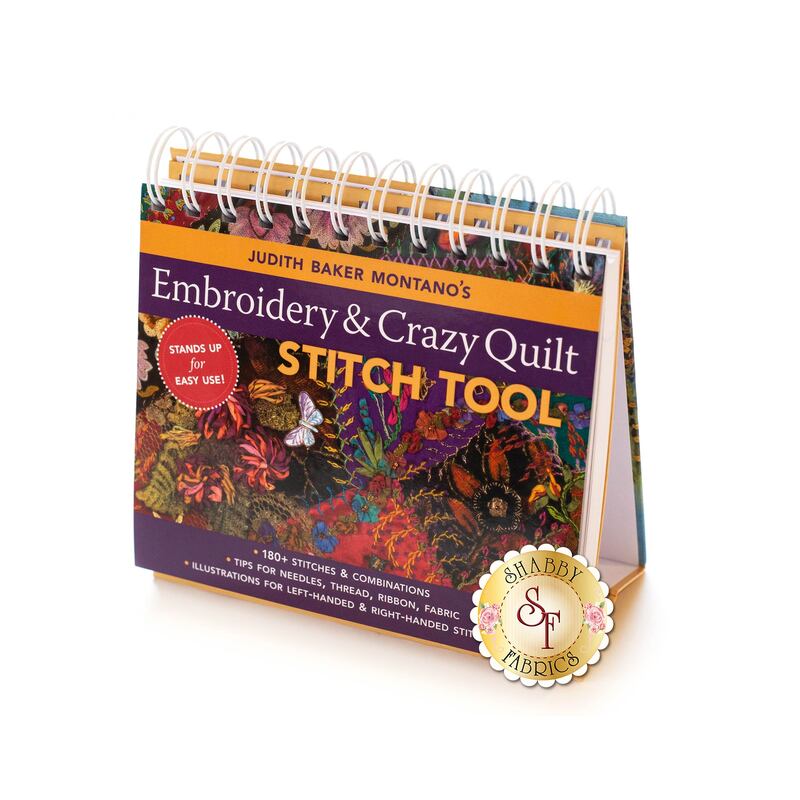 Embroidery & Crazy Quilt Stitch Tool Book | Shabby Fabrics
