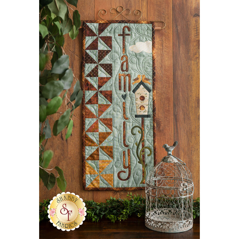 A Year In Words Wall Hanging - Family - March available at Shabby Fabrics 
