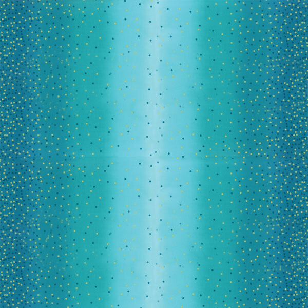 Ombre Confetti Metallic 10807-209M Turquoise  for Moda Fabrics