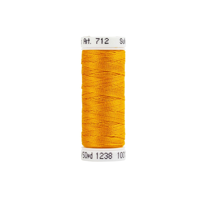 A spool of beautiful orange thread - Sulky Cotton Petite #1238