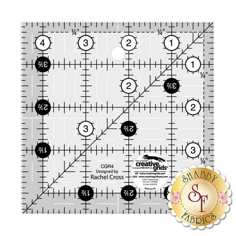 Creative Grids - 4½" Square Ruler #CGR4